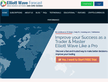 Tablet Screenshot of elliottwave-forecast.com